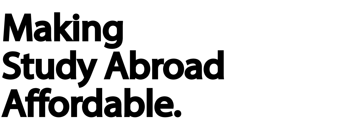 Making Study Abroad Affordable.